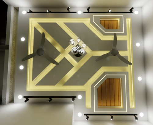 Ceiling Work Completed